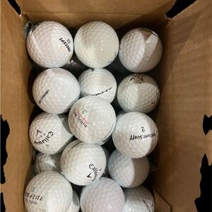Mixed White Golf Balls - Assorted Brands
25 Golf bolls